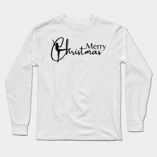 Merry Christmas dancer design Long Sleeve T-Shirt